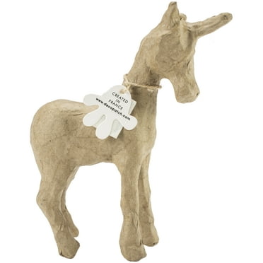 Paper-Mache Figurine 4.5"-Magical Unicorn