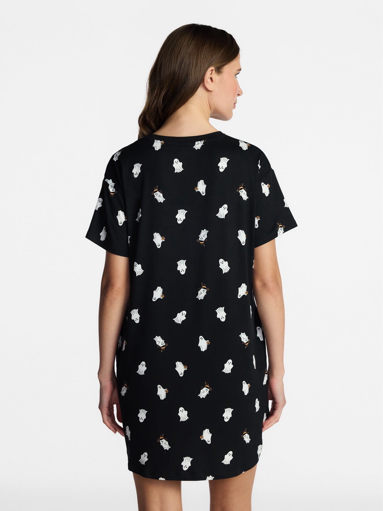 Halloween Women's Sleepshirt Top and Socks Set from Way to Celebrate, 2-Piece, Sizes XS-3X