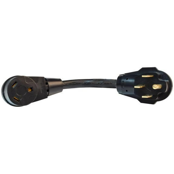 Valterra Products LLC A10-5030FBK 50AM-30AF ADAPTER CORD, 12IN, BULK / EA