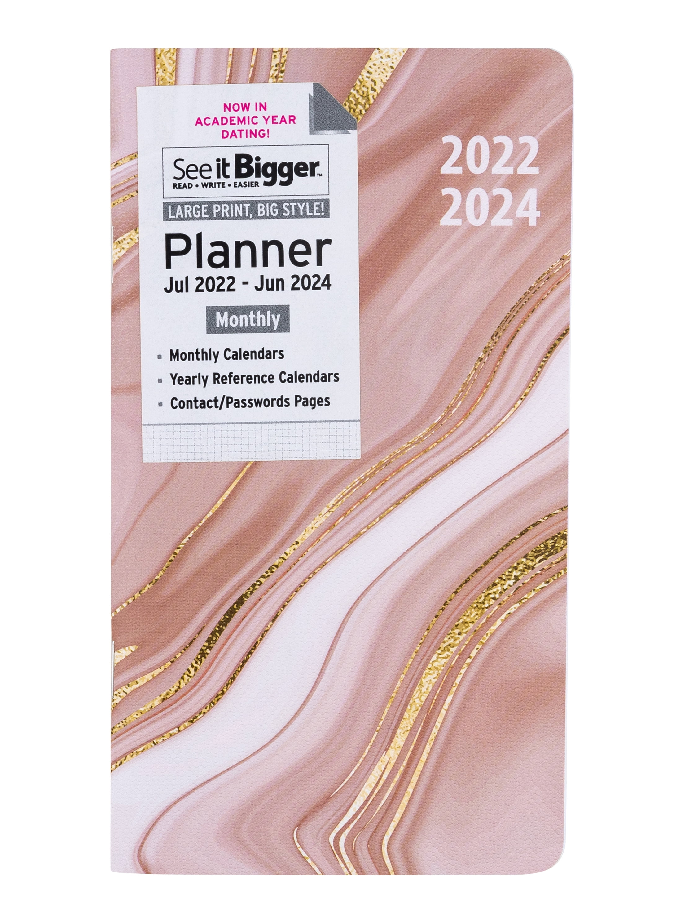 See it Bigger Monthly Pocket Planner, 24 Months Jul 2022 Jun 2025, 6.