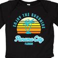 thumbnail image 4 of Inktastic Summer Enjoy the Sunshine Panama City Florida in Blue Boys or Girls Long Sleeve Baby Bodysuit, 4 of 5