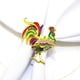 thumbnail image 3 of 4 Uds. Anillos de Metal para servilletas de gallo, hebillas para servilletas de gallo de Pascua, hebillas para servilletas de mesa de comedor, 3 of 6