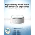 thumbnail image 3 of Momcozy Sound Machine for Baby 20 Smooth Sound with Touch Light, White, 3 of 8
