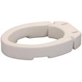 thumbnail image 4 of NOVA Medical Products Hinged Toilet Seat Riser Lift Up and Down Raised Toilet Seat For Under Seat For Elongated Seat Color, White, (Pack of ), 1 Count, 4 of 5