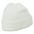 thumbnail image 4 of Breast Cancer Body Heart Embroidered Long Beanie - White OSFM, 4 of 5