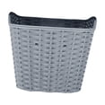 thumbnail image 4 of funtasica Bike Front Basket, Bike Basket Easy to Install Removable Retro Handlebar Storage Basket for Cycling Accessories Gray, 4 of 8