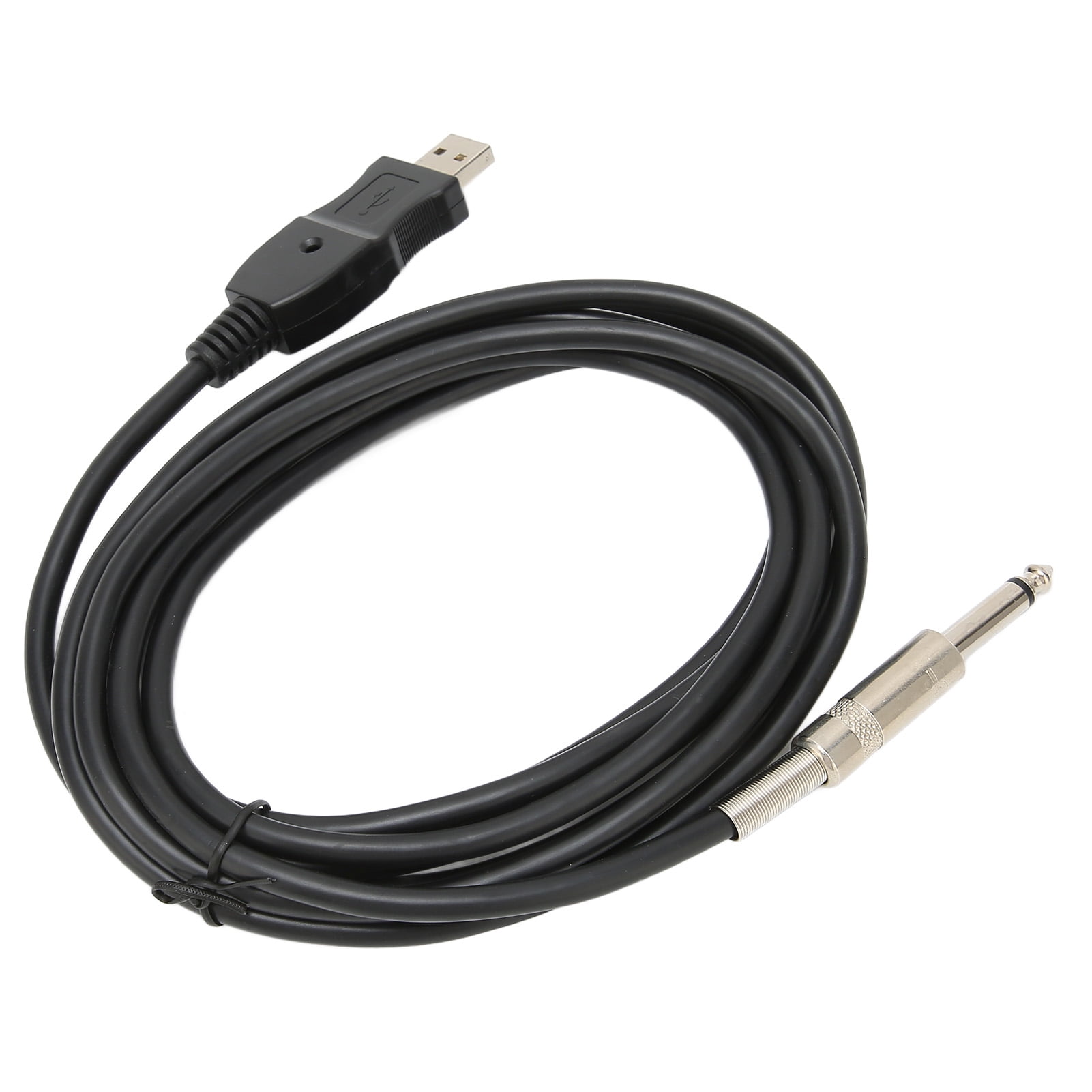 Octpeak USB Guitar Cable USB Interface Male To 6.35mm Mono Male Electric Guitar Cable For Instrument Recording Singing /9.8ft,USB Guitar Cord,3Meters Guitar Audio Cable