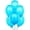 Baby Blue, variant on PMU Balloons 9 Inch PartyTex Crystal Yellow Latex Pkg/144