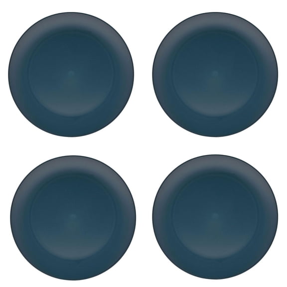 Country Living Set of 4 RPET Dinner Plates - 25cm Navy Blue