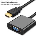 thumbnail image 3 of Muyoka Adaptador HDMI a VGA HDMI macho a VGA convertidor hembra Adaptador de cable de audio de 9 pulgadas para PC Muyoka Hogar, 3 of 7