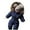 Navy, variant on Mercatoo Baby Snowsuit Infant 𝗦now Suits Thicken Warm Fleece Jumpsuits Newborn Cute 𝗥omper Jacket Coat Winter Puffer Outerwear