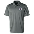 thumbnail image 2 of Men's-Cutter & Buck  Gray New England Revolution Big & Tall Prospect Eco Textured Stretch Recycled Polo, 2 of 3