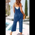 thumbnail image 7 of Womens Casual Jumpsuits Navy Blue M, 7 of 7
