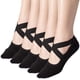 thumbnail image 1 of Calcetines de barra de ballet para yoga, pilates, antideslizantes, acolchados, para mujer, paquete de 5 pares, 1 of 4