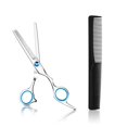 thumbnail image 1 of Tijeras de adelgazamiento Tijeras finas de acero inoxidable de 6,7 pulgadas Tijeras de corte de pelo profesional Peluquero Corte Textura Tijeras Peluquería Hogar Tijeras de peluquería para mujeres, ho, 1 of 5