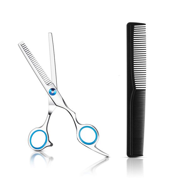Tijeras de adelgazamiento Tijeras finas de acero inoxidable de 6,7 pulgadas Tijeras de corte de pelo profesional Peluquero Corte Textura Tijeras Peluquería Hogar Tijeras de peluquería para mujeres, ho