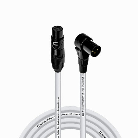 Coluber Cable - Balanced XLR Cable Female to Right Angle XLR Male Connector