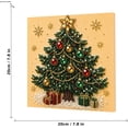 thumbnail image 4 of Christmas Pearl Art Diamond Painting Kit with Inner Frame for Adults & Beginners, 3D Holiday Gem Art Mosaic Craft, DIY Festive Home Wall Decor & Christmas Gift，Snowy Christmas Tree, 4 of 11