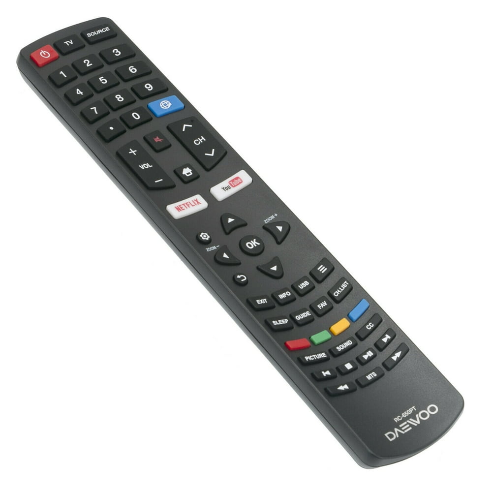 RC650PT 06531W52DW01X Remote for DAEWOO TV 32D1280 43D1280 43D1280UD