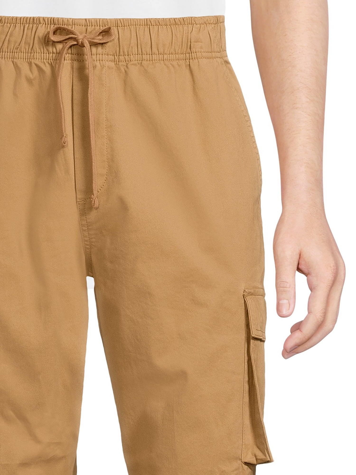 No Boundaries Men's & Big Men's Woven Cargo Pants, Sizes XS-5XL