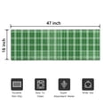 thumbnail image 5 of Green White Checkerboard Checkered Pattern Door Rugs,Washable Non Slip Door Mats Indoor,Decorative Door Mats,Entry Mat Indoor for Entrance,Bedroom,Kitchen,Bathroom,16"x47", 5 of 6