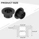 thumbnail image 2 of Uxcell 10Pcs Cojinete de Manga con Brida, Bushing de Plástico ID 8mm x OD 10mm x Longitud 7mm Bushing POM, Negro, 2 of 7