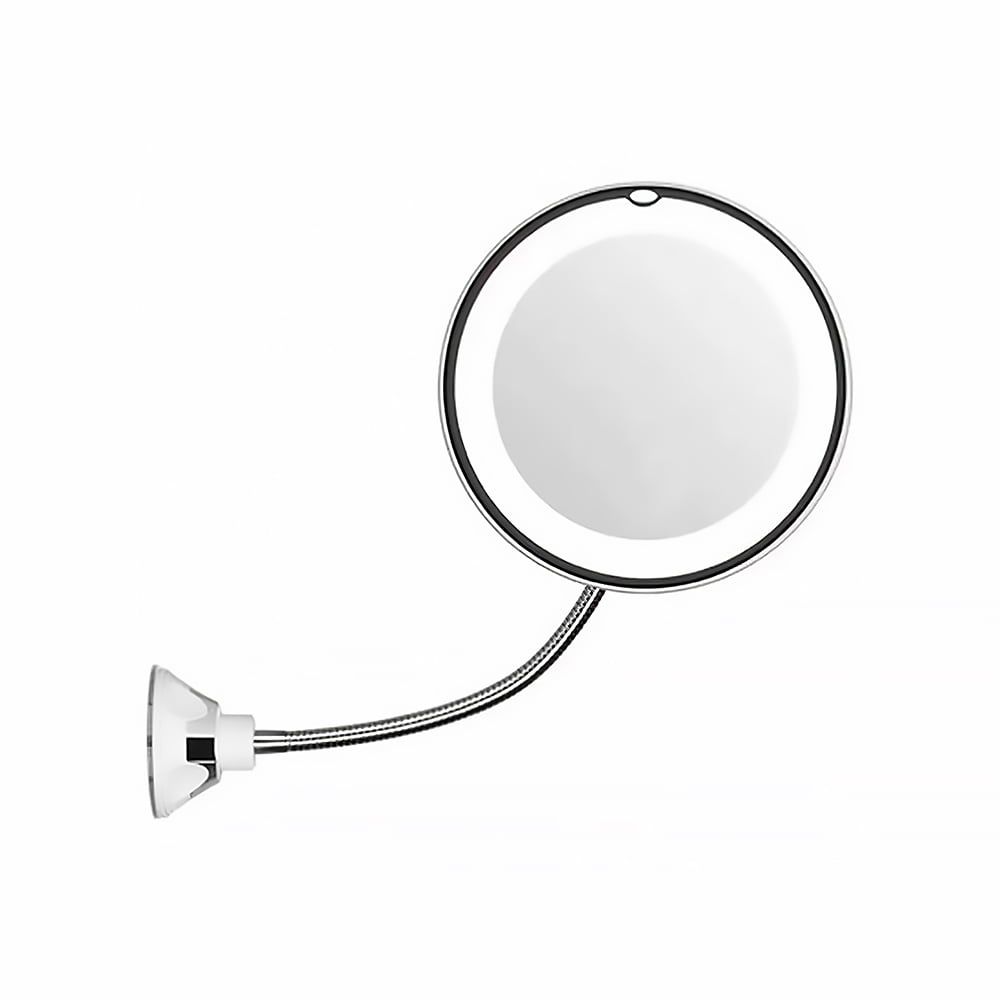 10X Magnifying Mirror Suction Cup Makeup Mirror LED Makeup Mirror
