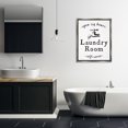 thumbnail image 4 of Stupell Industries Cottage Self Serve Laundry Gray Floating Frame Canvas Art, 25 x 31, by Lettered and Lined, 4 of 8