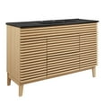 thumbnail image 2 of Modway Render 48" Single Sink Bathroom Vanity in Oak Black, 2 of 10