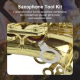 thumbnail image 3 of 8 Pieces/set Stainless Steel Saxophone Reusable Manual Craftsmen Pads Removable Manual Professional Soprano Sax Repair Kit Musical Instrument Hardware, 3 of 6