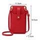 thumbnail image 2 of Bolsos cruzados pequeños para mujer, cartera para teléfono móvil con bolsillo para teléfono, 2 of 5