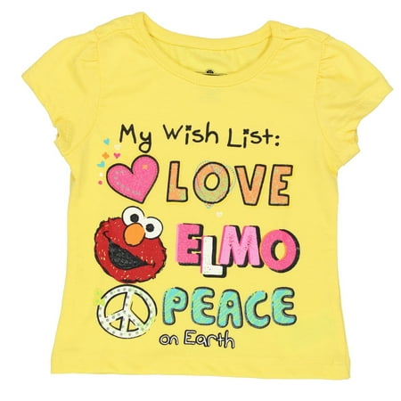 

Sesame Street Elmo Girls Short Sleeve Tee 6SE5795