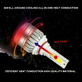 thumbnail image 4 of 4 LED Headlight Bulbs Kit 6000K For International Truck Pro Star Prostar 2008-16, 4 of 11