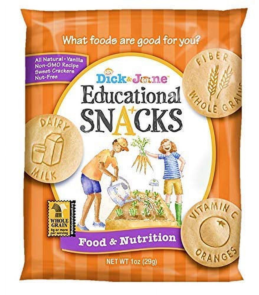 Dick & Jane Food & Nutrition Educational Snack Crackers, 1 Ounces, 120 Per Case