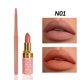 thumbnail image 3 of 18-color lipstick lip liner pencil set, high pigment, durable waterproof, naturally shaped lip liner crayons, creating perfect l, 3 of 5