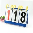 thumbnail image 6 of STOBOK Portable Blue Scoreboard Flipper with Stand for Sports Scorekeeping PVC Waterproof Durable, 6 of 8