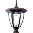 thumbnail image 5 of StratHeavy Duty Cast Aluminum Mailbox with Post, Solar Post Light Combination Kit for Outside, Decorative Modern Mailbox with Fluted Base, Large Mail Box for Curb or Driveway, 5 of 13