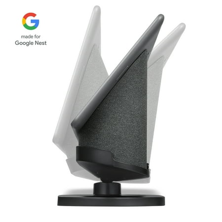 Wasserstein - Adjustable Stand for Google Nest Hub Max - Charcoal