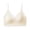 White, variant on Women's Contrast Lace Triangle Bralette, V-Neck Scalloped Edge Wireless Bra, Elegant Sexy Lingerie for Daily Wear,
