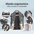 thumbnail image 2 of Mochila Pañalera Cuna Impermeable Para Bebe Gris, 2 of 3