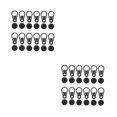 thumbnail image 4 of FRCOLOR 40 pcs Tarp Grabbers Tarp Clips Movable Snaps Clip for Outdoor Camping Tent, 4 of 8