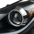 thumbnail image 5 of DRL LED Light Bar Strip Projector Headlight Head Lamp In Black Housing Clear Lens Made For And Compatible With 2011 - 2013 Hyundai Elantra 4 Door Sedan 11 12 13, 5 of 8