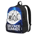 thumbnail image 5 of 5 Seconds Of Summer 5sos Backpack Multipurpose Daypacks Large Capacity Shoulder Bag Casual Travel Backpack Schoolbag, 5 of 9