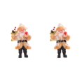thumbnail image 1 of Naiovety Muñeco colgante de Papá Noel de resina, regalo de Navidad, figurita, decoración de mesa, adorno de árbol de Navidad, regalo para niños, Type3 NO3 Naiovety CBP098558, 1 of 1