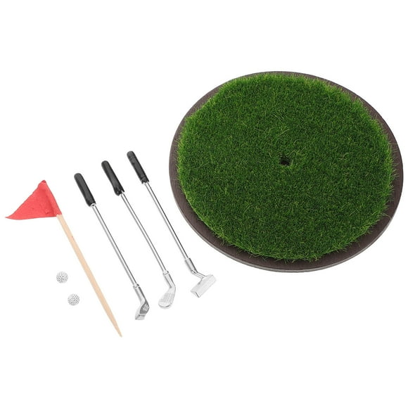 UPOUART 1 Set Kids Golf Accessories Miniature Golf Clubs Educational Tool Indoor Decoration Wood