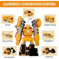 thumbnail image 3 of Magnetic Robocar Set, 16-Piece Transformable Building Blocks (16PCS), 3 of 7