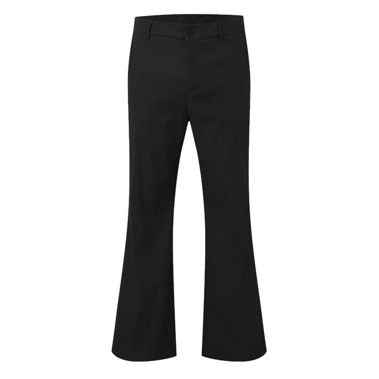 NAFUU Men's Flared Trousers Relaxed Vintage 60S 70S Bell Bottom