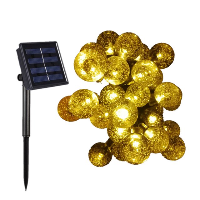 Cadena de luces solares 50 LED a prueba de agua-- Sincero Electrónica