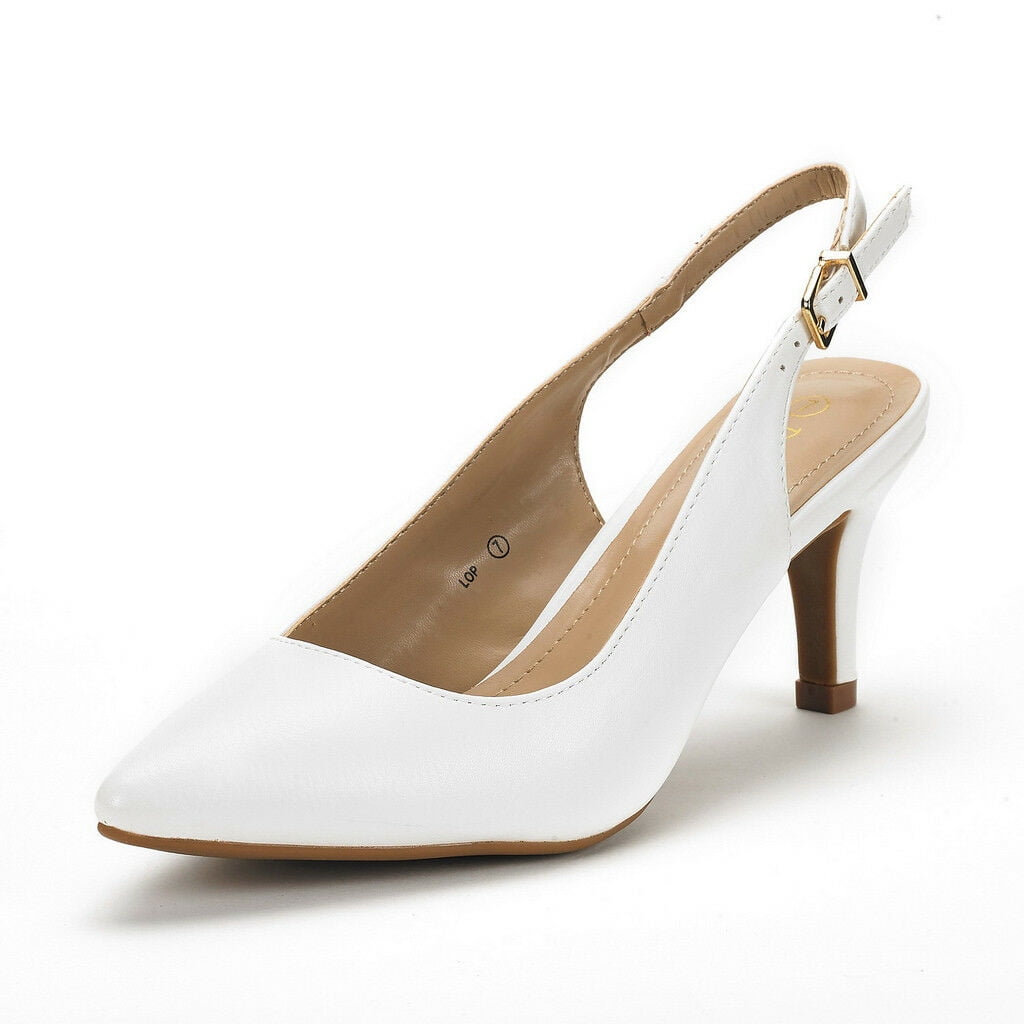 slingbacks slipping off heel