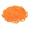 thumbnail image 3 of Unique Bargains 0.2' Diameter 20Ft Length Plastic Chain Barrier, Safety Link Chain Stanchion for Crowd Control, Orange, 3 of 6